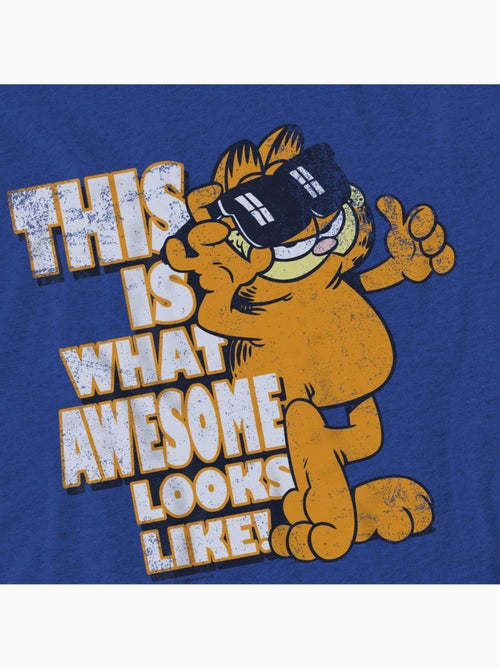 Camiseta awesome para adultos unisex - garfield - Kiabi