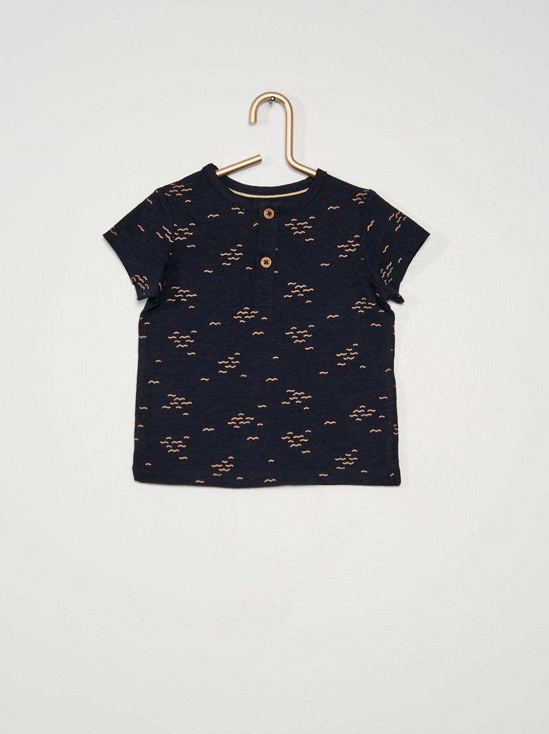 Camiseta AZUL - Kiabi