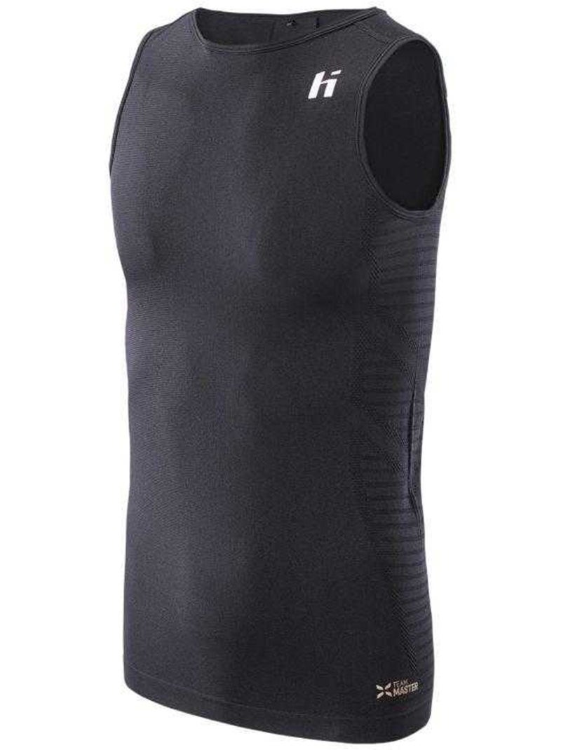 Camiseta b-ball sin mangas para hombre - huari Negro - Kiabi