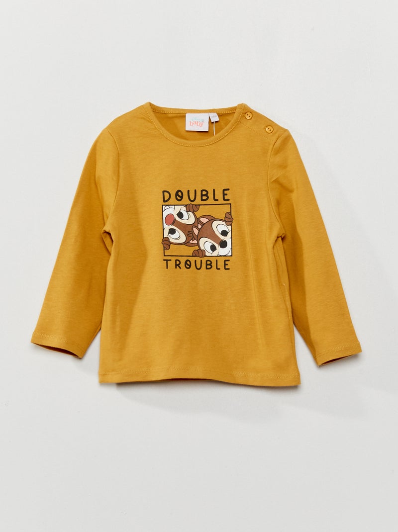 Camiseta 'Baby Disney' con cuello redondo AMARILLO - Kiabi