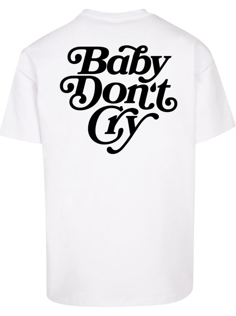 Camiseta baby dont cry para hombre - mister tee Blanco - Kiabi