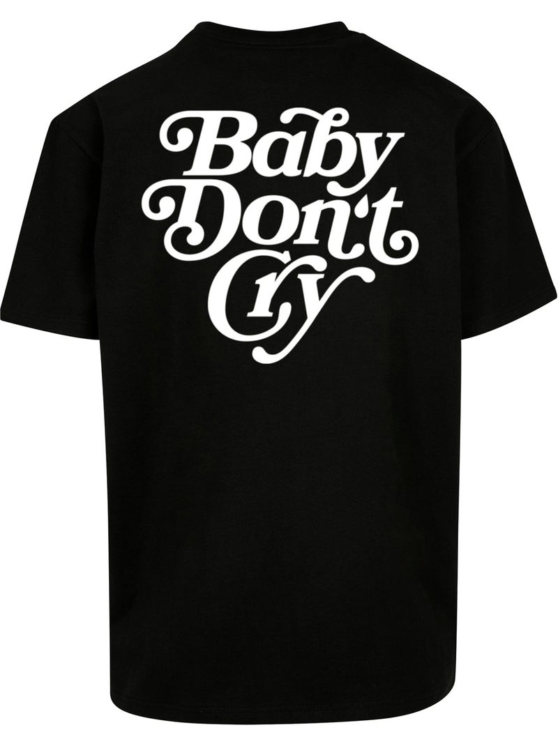 Camiseta baby dont cry para hombre - mister tee Negro - Kiabi