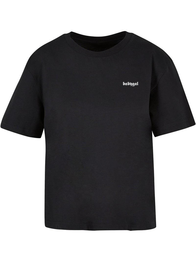 Camiseta babygal para mujer - miss tee Negro - Kiabi