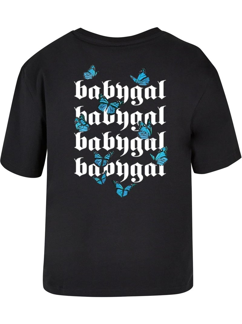 Camiseta babygal para mujer - miss tee Negro - Kiabi