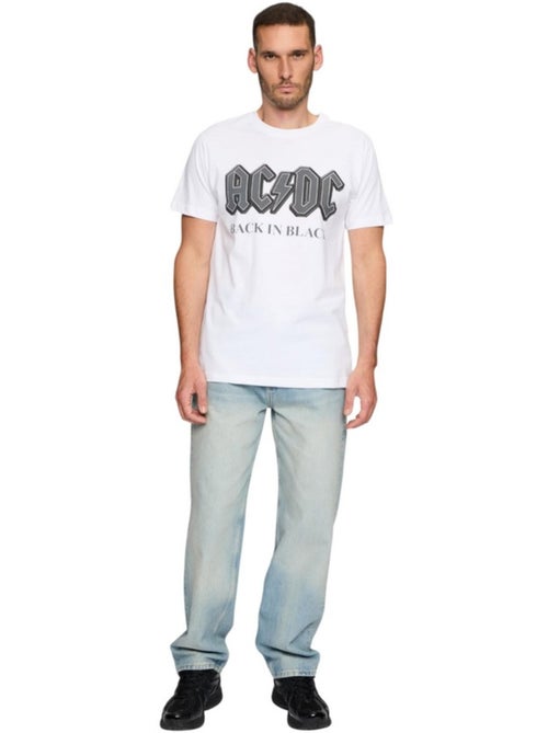 Camiseta back in black diseño acdc para hombre - merchcode - Kiabi