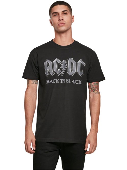 Camiseta back in black diseño acdc para hombre - merchcode - Kiabi