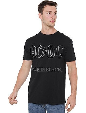 Camiseta back in black para hombre - acdc