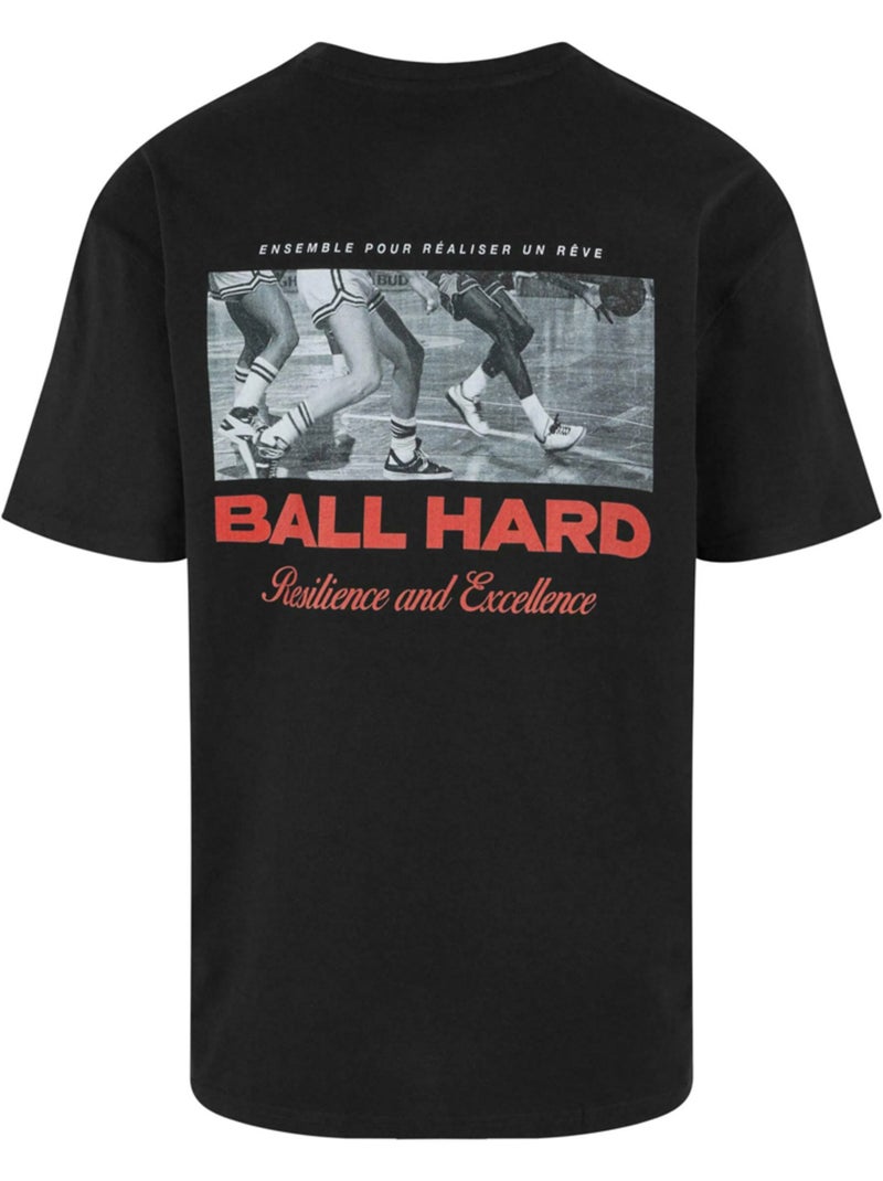 Camiseta ball hard para hombre - mister tee Negro - Kiabi
