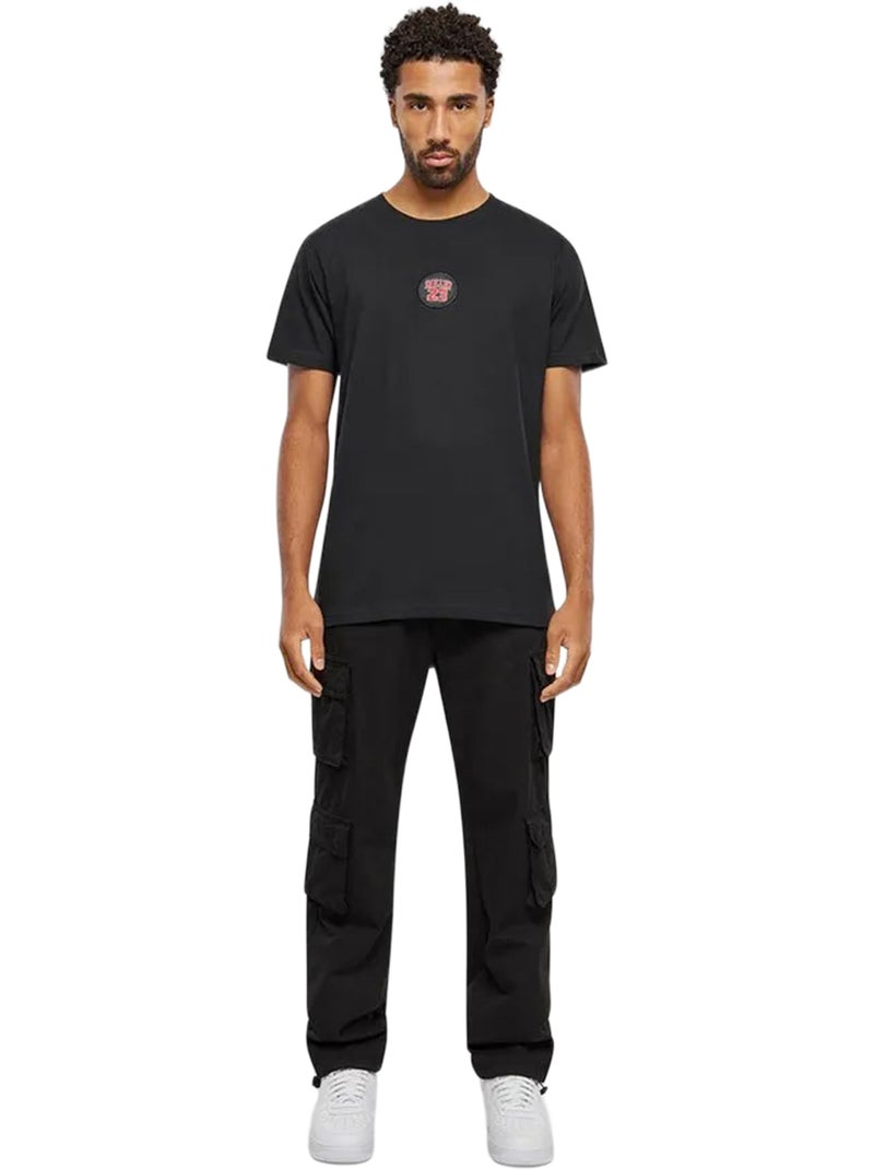 Camiseta ballin 23 diseño parche para hombre - mister tee Negro - Kiabi