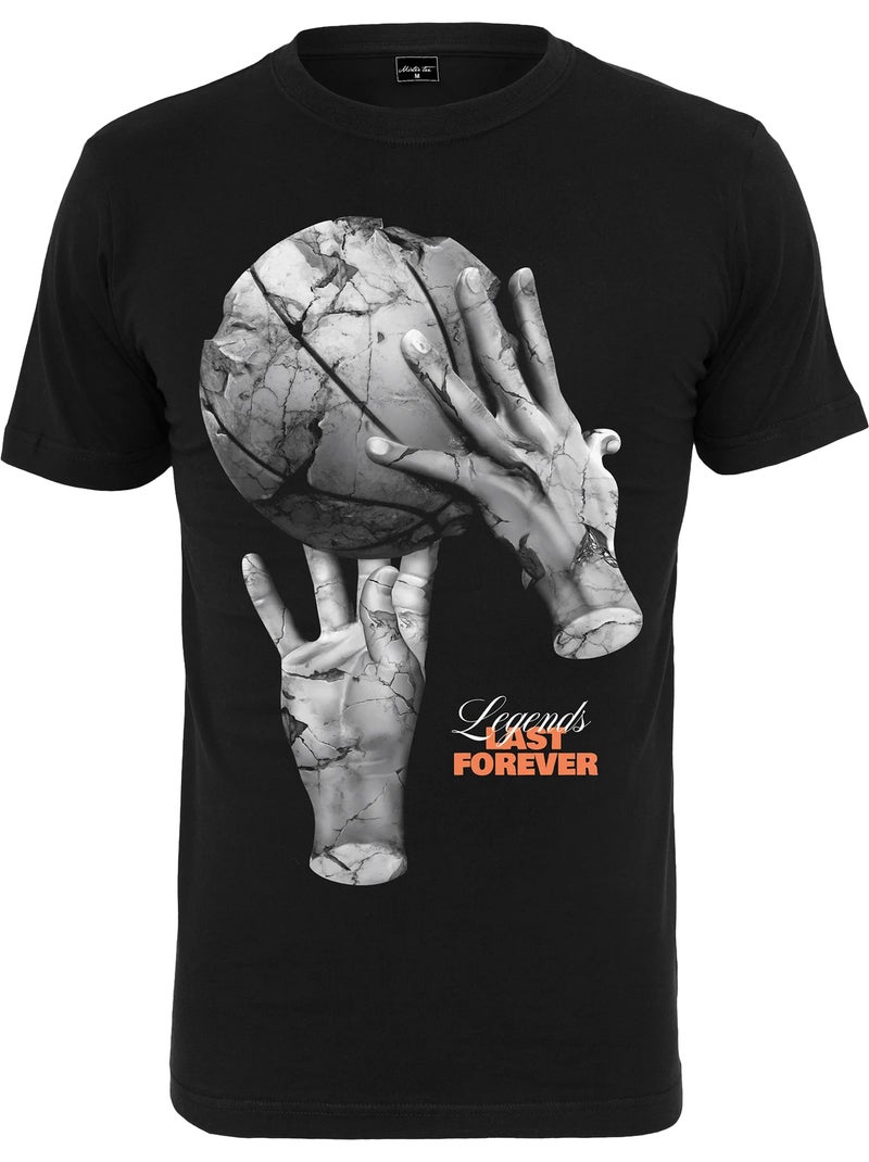 Camiseta ballin hands para hombre - mister tee Negro - Kiabi