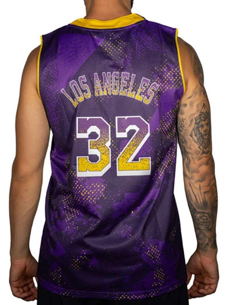 Camiseta Baloncesto Hombre Sport Zone Violeta - Kiabi