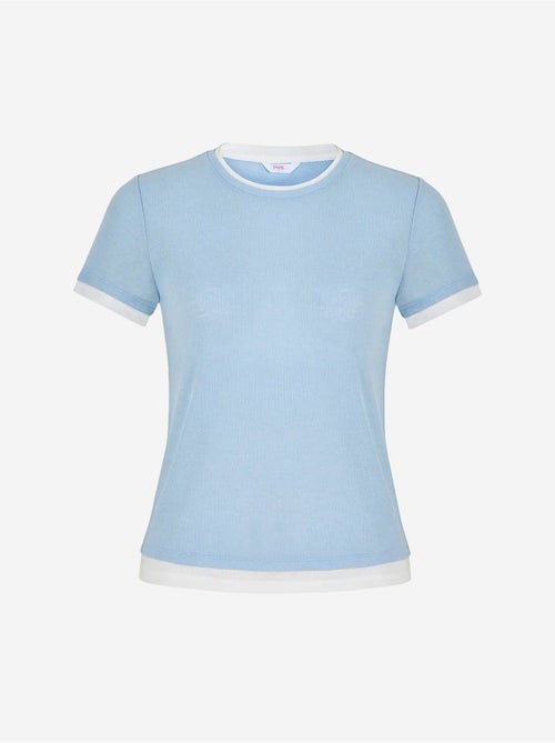 Camiseta basic layer de mujer penti - Kiabi Camiseta basic layer de mujer penti - Kiabi