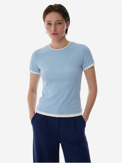 Camiseta basic layer de mujer penti - Kiabi Camiseta basic layer de mujer penti - Kiabi
