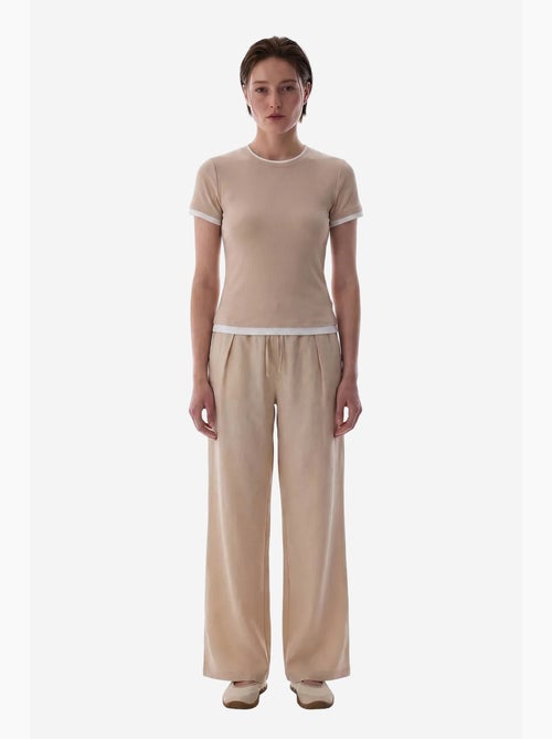 Camiseta basic layer de mujer penti - Kiabi Camiseta basic layer de mujer penti - Kiabi