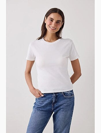 Camiseta basic slim fit de manga corta penti