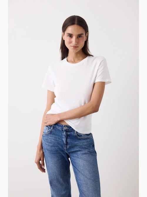 Camiseta basic slim fit de manga corta penti - Kiabi