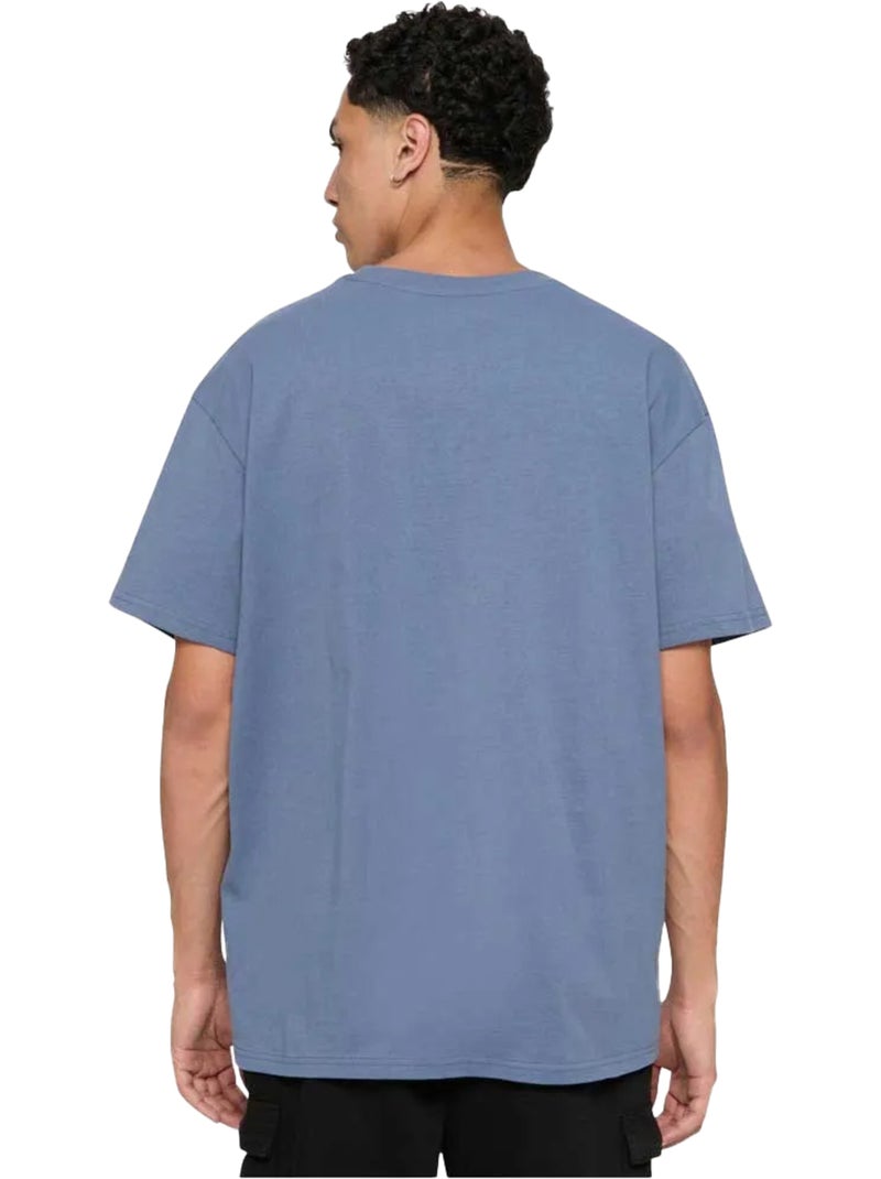 Camiseta basic upscale para hombre - mister tee Azul turquesa - Kiabi