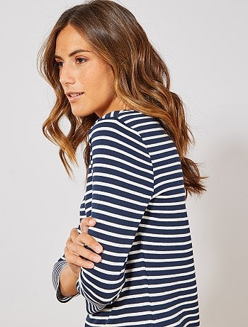 camiseta blanca kiabi