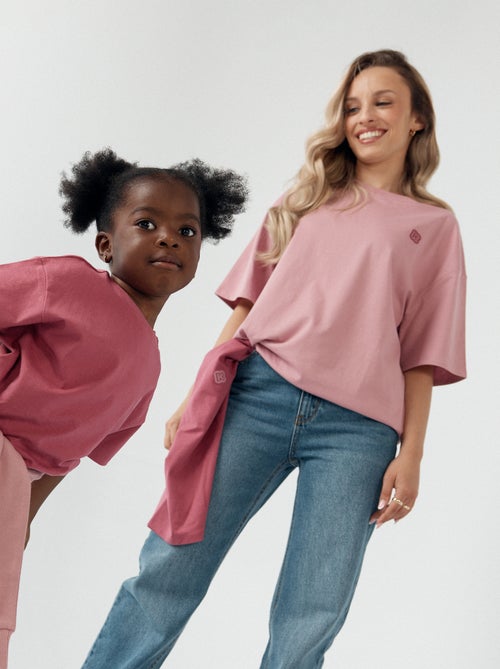 Camiseta básica con logo bordado - Kiabi - Kiabi