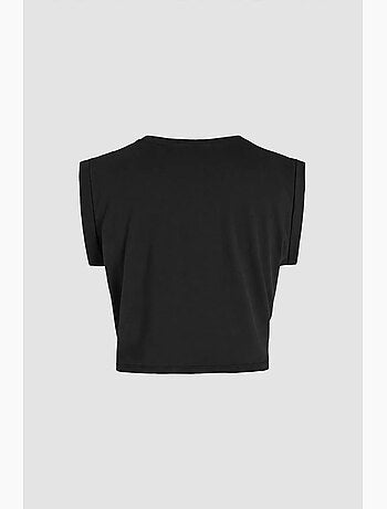 Camiseta básica corta con cuello redondo hiccup