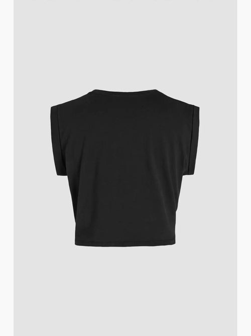 Camiseta básica corta con cuello redondo hiccup - Kiabi