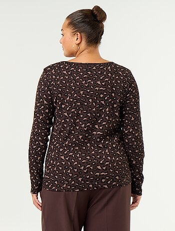 Camiseta básica de canalé