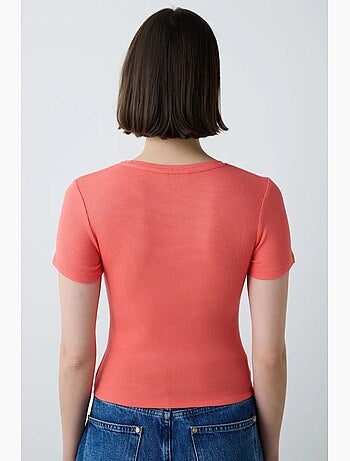 Camiseta básica de cuello redondo penti
