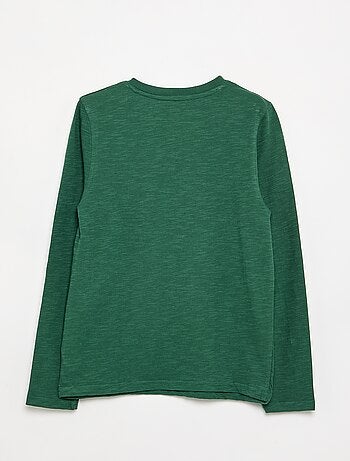Camiseta básica de cuello tunecino