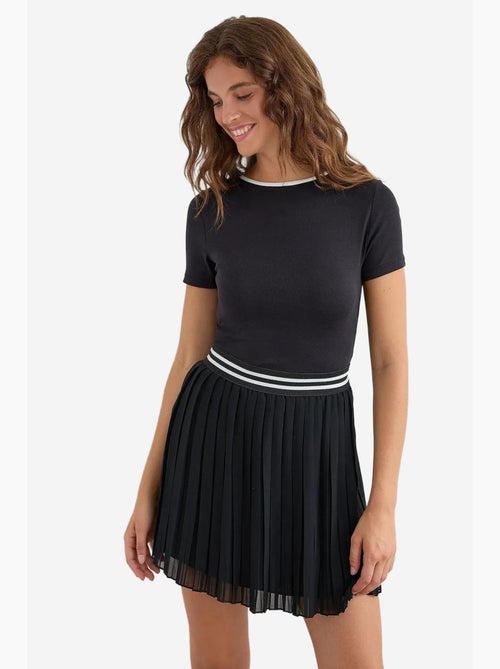 Camiseta básica de jersey con espalda abierta hiccup - Kiabi