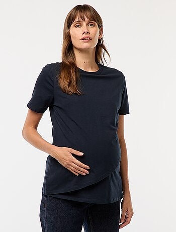 Camiseta básica de lactancia
