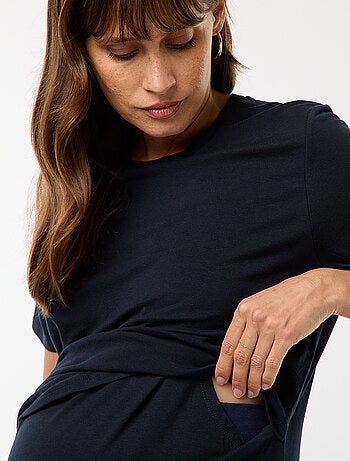 Camiseta básica de lactancia