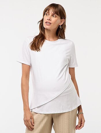 Camiseta básica de lactancia