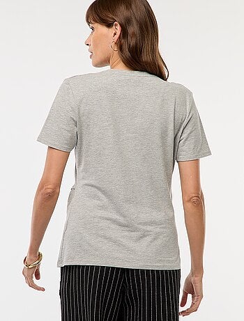 Camiseta básica de lactancia