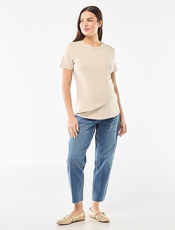 Camiseta básica de lactancia