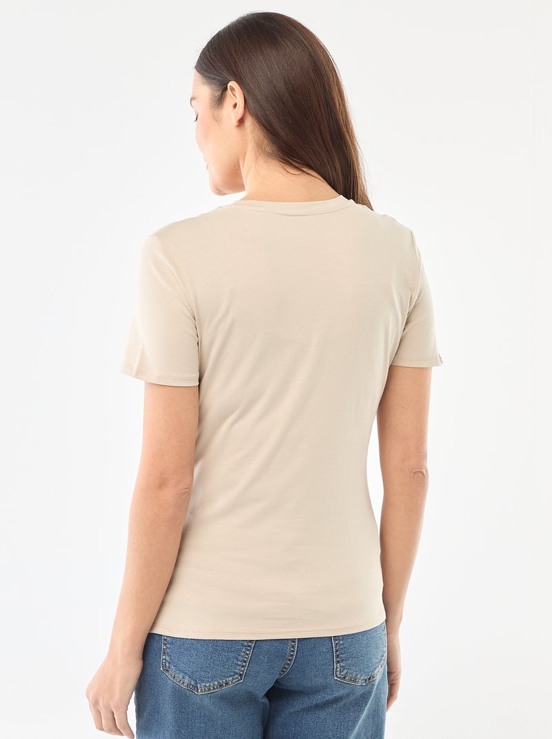 Camiseta básica de lactancia Gris - Kiabi