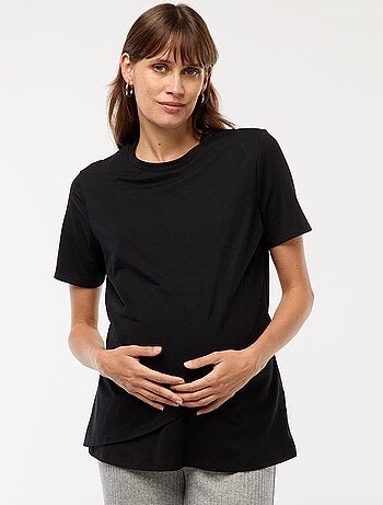 Camiseta básica de lactancia
