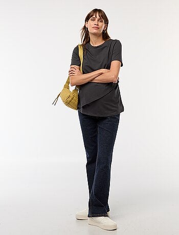 Camiseta básica de lactancia