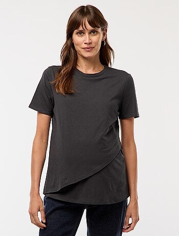 Camiseta básica de lactancia