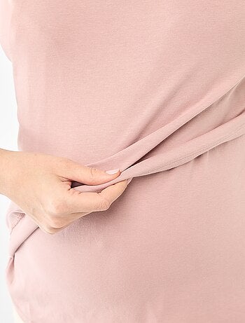 Camiseta básica de lactancia