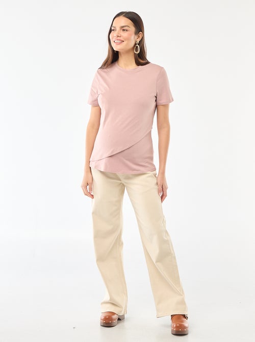 Camiseta básica de lactancia - Kiabi