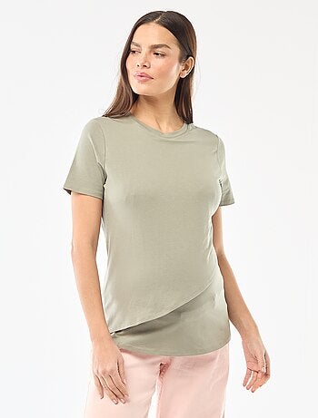 Camiseta básica de lactancia