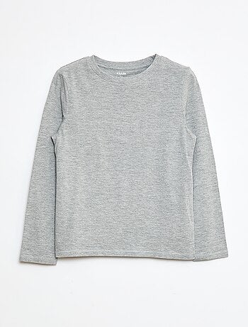 Camiseta básica de manga larga