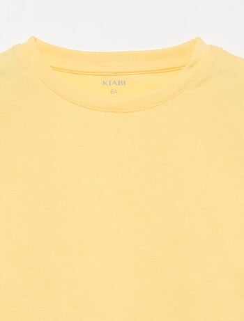 Camiseta básica de punto lisa