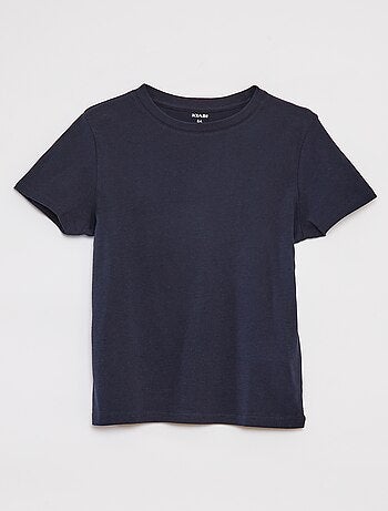 Camiseta básica de punto lisa