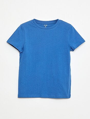 Camiseta básica de punto lisa
