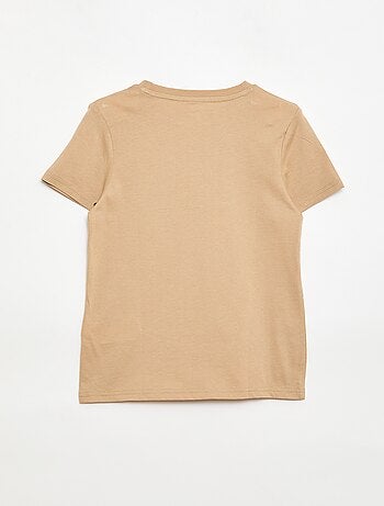 Camiseta básica de punto lisa