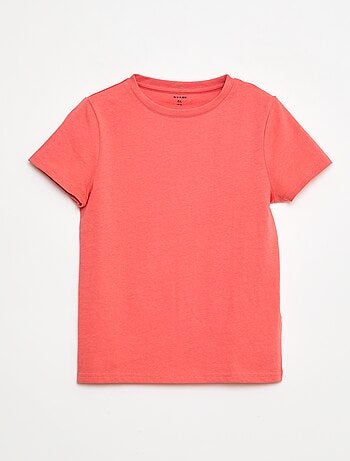 Camiseta básica de punto lisa