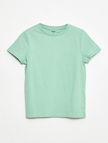 Camiseta básica de punto lisa