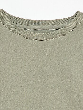 Camiseta básica de punto lisa