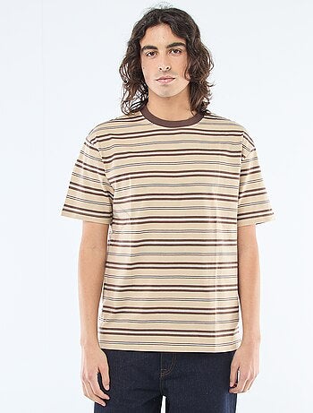 Camiseta básica de rayas